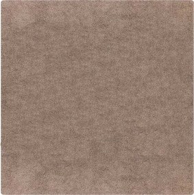 vidaXL Αντιολισθητικό Σαγκί Χαλάκι Καφέ 120 x 120 cm PP