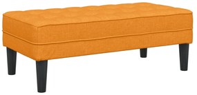 vidaXL Παγκάκι Σκούρο Κίτρινο 113x57x39 εκ. Υφάσμα