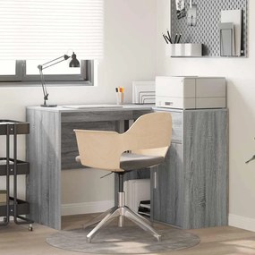 vidaXL Γωνιακό Γραφείο Γκρι Sonoma 102x88x75 cm Φτιαγμένο Ξύλο