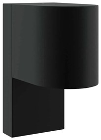 vidaXL Εξωτερικά Φωτιστικά Τοίχου 2 pcs Μαύρο 12 x 7 x 15 εκ.