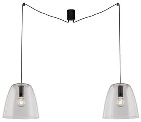 Φωτιστικό Οροφής Κρεμαστό I-Ares-S2-TR E27 250x35cm Trasparente Luce Ambiente Design