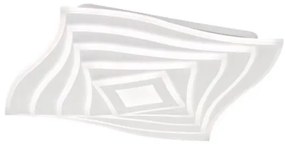 Πλαφονιέρα Φωτιστικό Οροφής Hero Λευκό 50x50 21230 Fischer Honsel-21230-Λευκό 21230