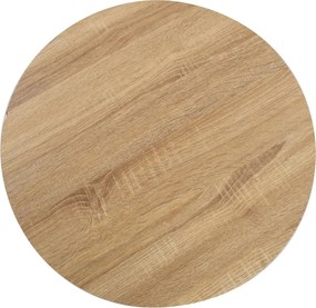 vidaXL Τραπέζι Bistro Ανοιχτό Καφέ 80 εκ. από MDF