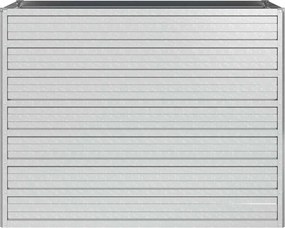vidaXL Ζαρντινιέρα Υπερυψωμένη Ασημί 100x40x77 εκ. Γαλβανισμ. Χάλυβας