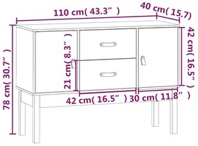 ΣΥΡΤΑΡΙΕΡΑ ΛΕΥΚΗ 110X40X78 ΕΚ. ΑΠΟ ΜΑΣΙΦ ΞΥΛΟ ΠΕΥΚΟΥ 823525