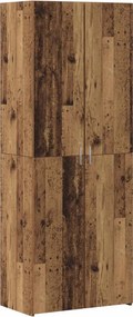 vidaXL Highboard Παλιό ξύλο 70 x 42,5 x 185 εκ
