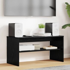 vidaXL Ντουλάπι TV Μαύρη Οξυά 80 x 35 x 40 εκ Επεξεργασμένο ξύλο