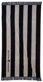 Πετσέτα Θαλάσσης 3727 Black-Beige Greenwich Polo Club Beach 90x170cm 100% Cotton