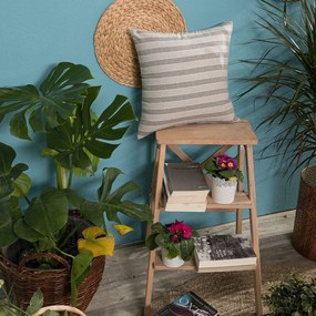 Μαξιλάρι Διακοσμητικό (Με Γέμιση) Prado 11 Grey Teoran 43X43 Cotton-Polyester