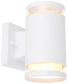 Απλίκα Φωτιστικό Τοίχου Σποτ 2xGX53 Up Down Φ10cm Alcala Globo Lighting-32063-2W-Λευκό 32063-2W