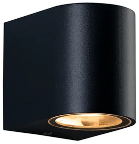 Απλίκα Φωτιστικό Τοίχου GU10 IP65 Μονής Δέσμης 35W Dasa ACA-LG2201GU10B-Μαύρο LG2201GU10B