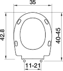 Elvit Connect Duroplast Soft Close 0184 - Κάλυμμα Λεκάνης