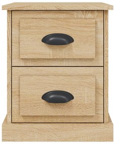 vidaXL Κομοδίνο Sonoma Δρυς 39x39x47,5 εκ. από Επεξεργασμένο Ξύλο