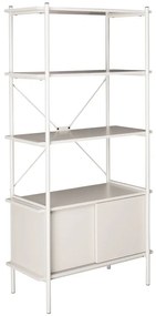Βιβλιοθήκη Popular 28-0305 80x40x163 Cream
