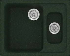 Sanitec Classic 330 (62×51) - Γρανιτένιος νεροχύτης - Granite GREEN