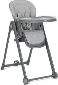HIGH CHAIR PARTY GREY LEATHER