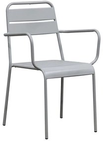 Πολυθρόνα Στοιβαζόμενη Brio Ε544,1 57x58x84cm Grey