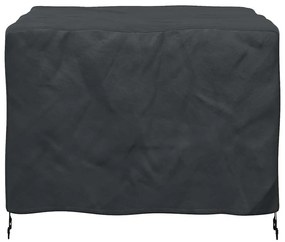 vidaXL Κάλυμμα επίπλων εξωτερικού χώρου Μαύρο 113 x 113 x 73 cm 210D