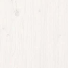 vidaXL Τραπεζάκι Σαλονιού Λευκό 55 x 56 x 32 εκ. από Μασίφ Ξύλο Πεύκου
