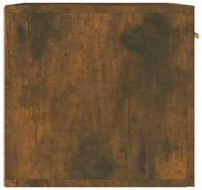 vidaXL Ντουλάπι Τοίχου Καπνιστή Δρυς 60x36,5x35 εκ. Επεξεργασμένο Ξύλο