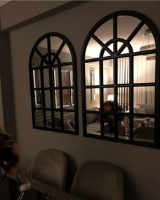 Stewehome καθρέφτης τοίχου οβάλ από mdf 103x70 cm