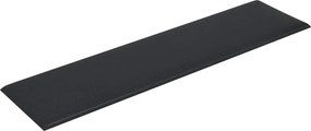 vidaXL Κεφαλάρι Τοίχου 12 pcs Μαύρο 60 x 15 cm ύφασμα