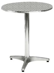 PALMA Τραπέζι Στρογγυλό Αλουμινίου -  Φ60cm H.70cm