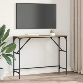 vidaXL Τραπέζι κονσόλας Artisan Oak 100 x 32 x 75 εκ
