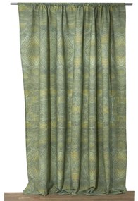 Κουρτίνα Mel Με Τρέσα Green Anna Riska 140X270cm 100% Cotton