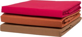 Σεντόνι Με Λάστιχο 100x200+25 Μονό Basic Κόκκινο Viopros