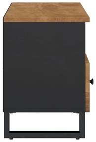 vidaXL Έπιπλο Τηλεόρασης 100x33x46 εκ. Μασίφ Ξύλο Μάνγκο &amp; Επεξ. Ξύλο