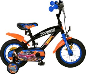 Hot Wheels 12 Inch 21,5 cm Boys Coaster Brake Black/Orange