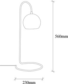 Table Lamp Yılan - NT - 121 Black