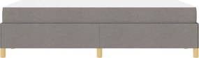 vidaXL Σκελετός Κρεβατιού Taupe 120 x 190 cm ύφασμα
