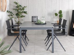 Σετ Τραπέζι και καρέκλες Dallas 686, Polyξύλο, 64 kg, Ύφασμα, Μέταλλο | Epipla1.gr
