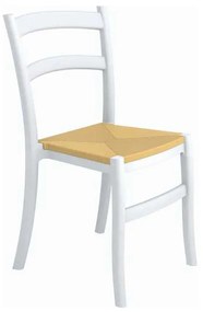 Καρέκλα Στοιβαζόμενη TIFFANY Λευκό PP 45x51x85cm