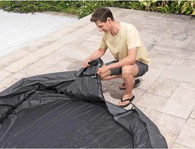 Bestway Κάλυμμα PVC και POM Γκρι