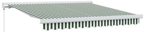 vidaXL Σκηνίτσα Αναδιπλούμενη Πράσινο, Άσπρο 350 x 250 εκ