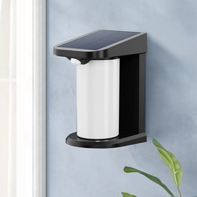 InLight Mirror- LED 1,5W 3000K/6000K Solar Outdoor Light in Black Color (80204210S)