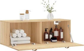 vidaXL Ντουλάπι Τοίχου Sonoma Δρυς 100 x 36,5 x 35 εκ. Επεξεργ. Ξύλο