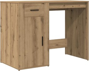 vidaXL Γραφείο Αρτισιανή Δρυς 100x49x75 εκ. από Επεξεργασμένο Ξύλο