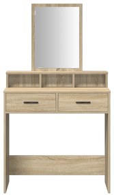 vidaXL Τουαλέτα με Συρτάρια Σονόμα Δρυς 79x41x140 εκ.