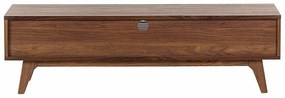 Τραπέζι Tv Berwyn 171, Σκούρο ξύλο, 149x44x35cm, 24 kg | Epipla1.gr