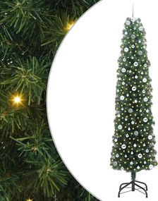 vidaXL Τεχνητό Χριστουγεννιάτικο Δέντρο με 300 LED Πράσινο 240 cm