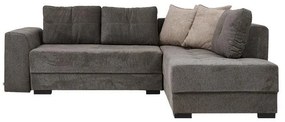 Γωνιακός Καναπές New Mona Fylliana Καφέ - Μπέζ 250x190x88 εκ. 250x190x88 εκ.