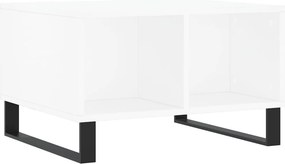 vidaXL Τραπεζάκι Σαλονιού Λευκό 60x50x36,5 εκ. από Επεξεργασμένο Ξύλο