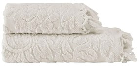 Πετσέτες Anabelle (Σετ 2τμχ) 1 Ivory Anna Riska Towels Set 70x140cm 100% Cotton