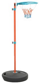 vidaXL Σετ Παιδικής Μπασκέτας Φορητή Ρυθμιζόμενη 133-160 εκ.