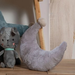Διακοσμητικό Μαξιλάρι Γούνινο (30x25) Nef-Nef Homeware Baby Moon Grey