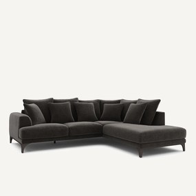 Γωνιακός καναπές από βελούδινο chenille, ARMENTO